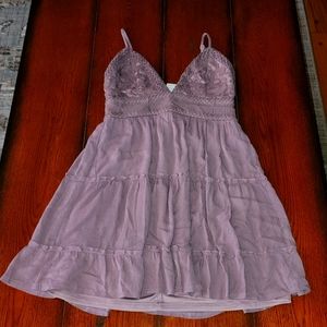 NWT mauve colored spaghetti strap dress